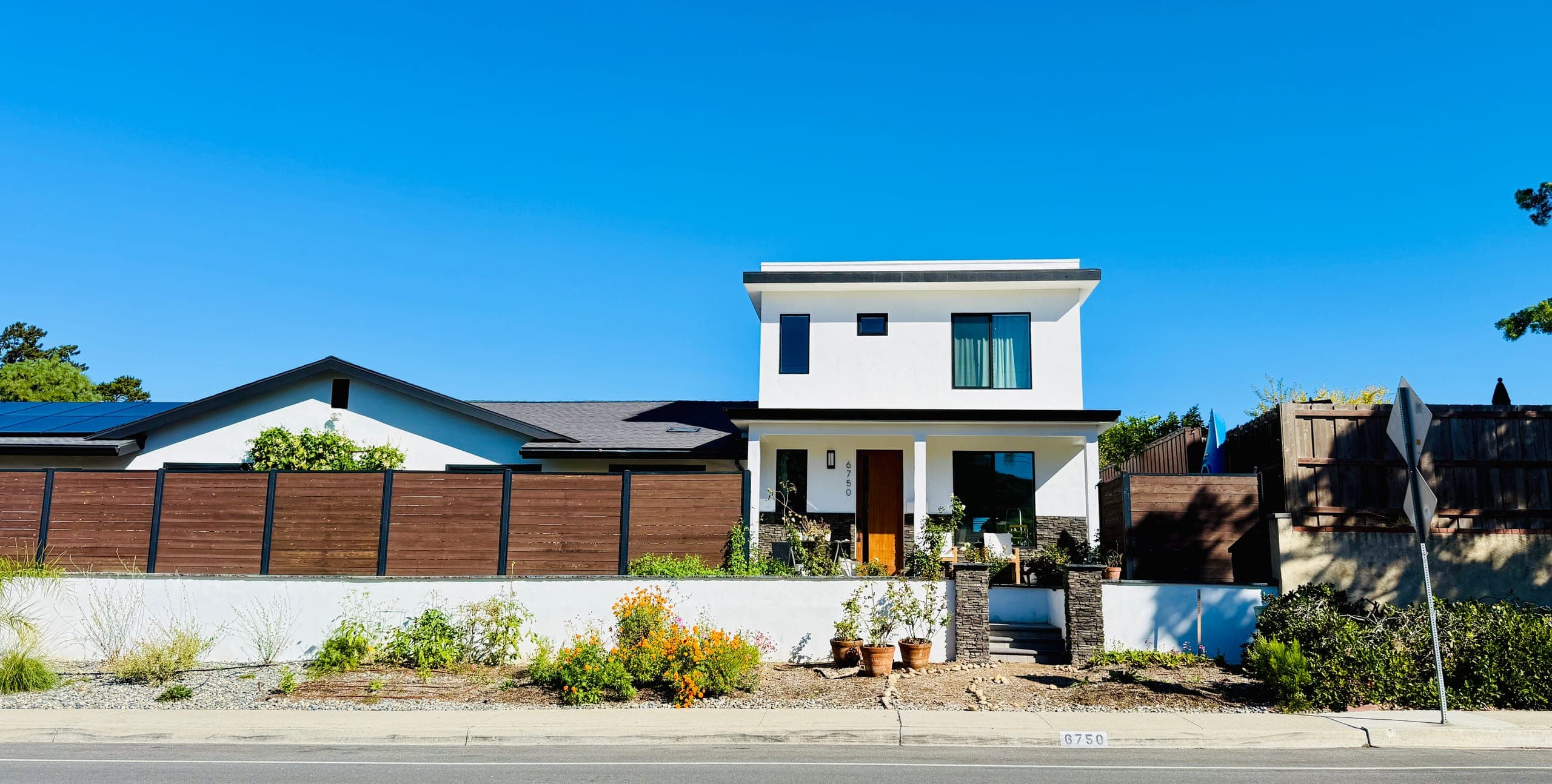 Completed 1200 sq ft two-story attached ADU by Casita in San Diego, CA