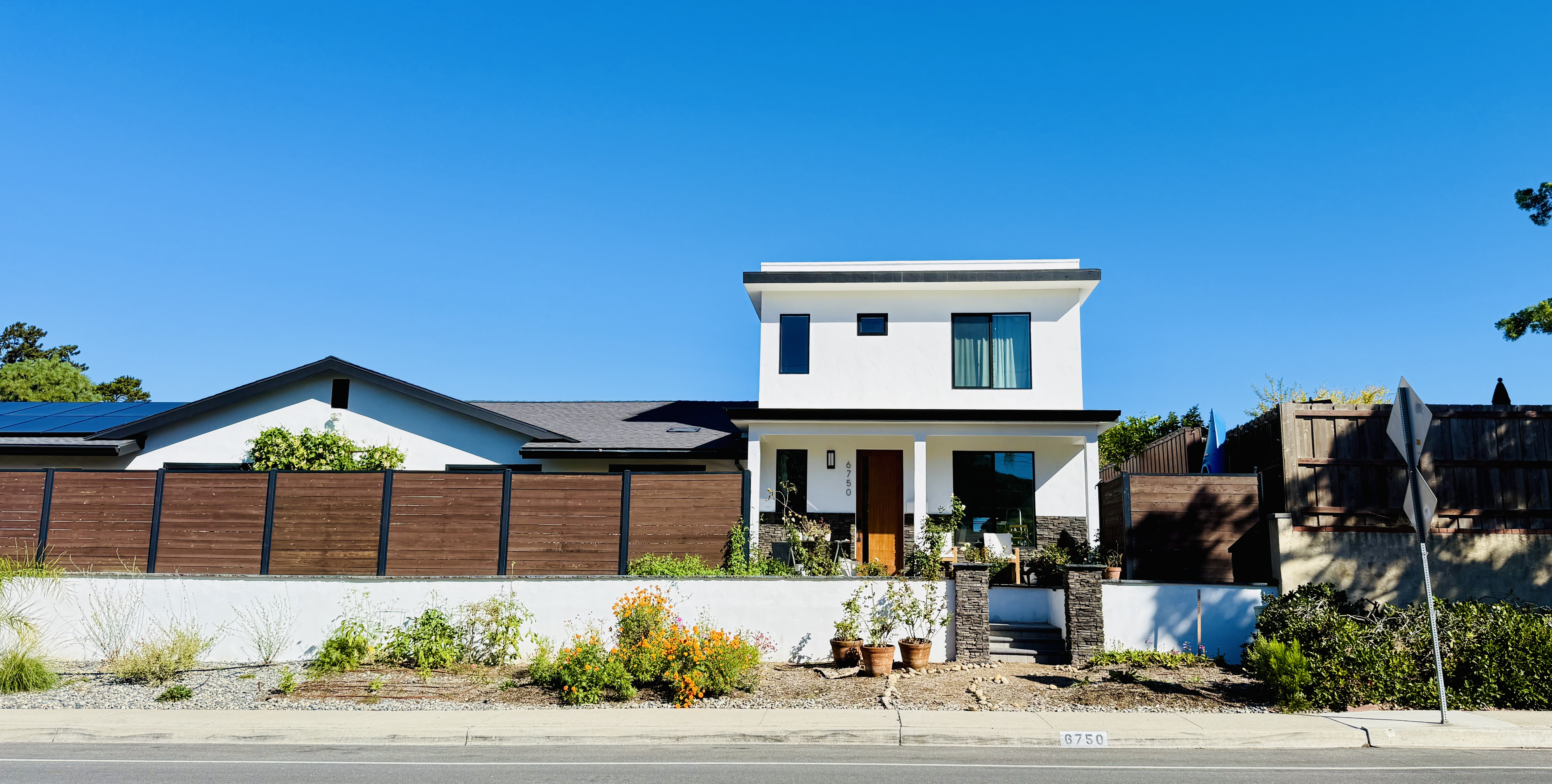 Completed 1200 sq ft two-story attached ADU by Casita in San Diego, CA